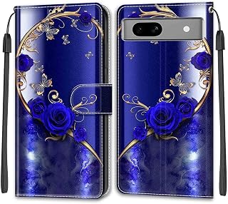 Case for Google Pixel 7A Wallet Type Pink Blue