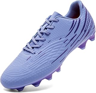 DimaiGlobal Football Shoes with Cleats for Men and Women Professional Football Shoes for Artificial Grass Futsal and Training for Indoor/Outdoor – Non-Slip Junior