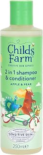 Childs Farm 2 in 1 Hair Shampoo and Conditioner, Gentle Tear Free, Apple and Pear Fragrance, Children, Kids, Baby, 250ml