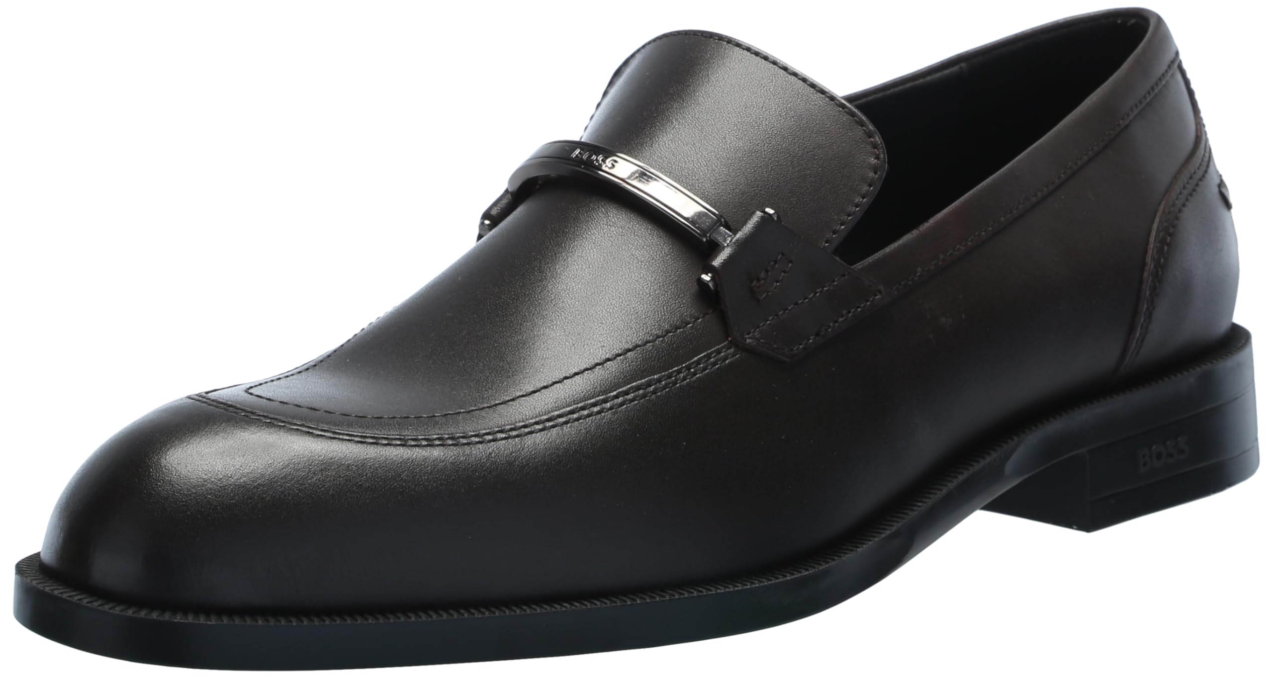 BOSS Mens Tayil Smooth Leather Bit Loafer Loafer