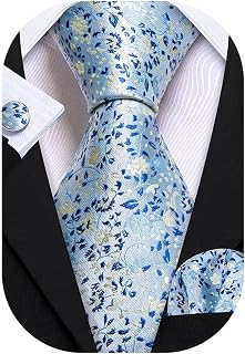 Hi-Tie Striped Necktie + Handkerchief + Cufflinks