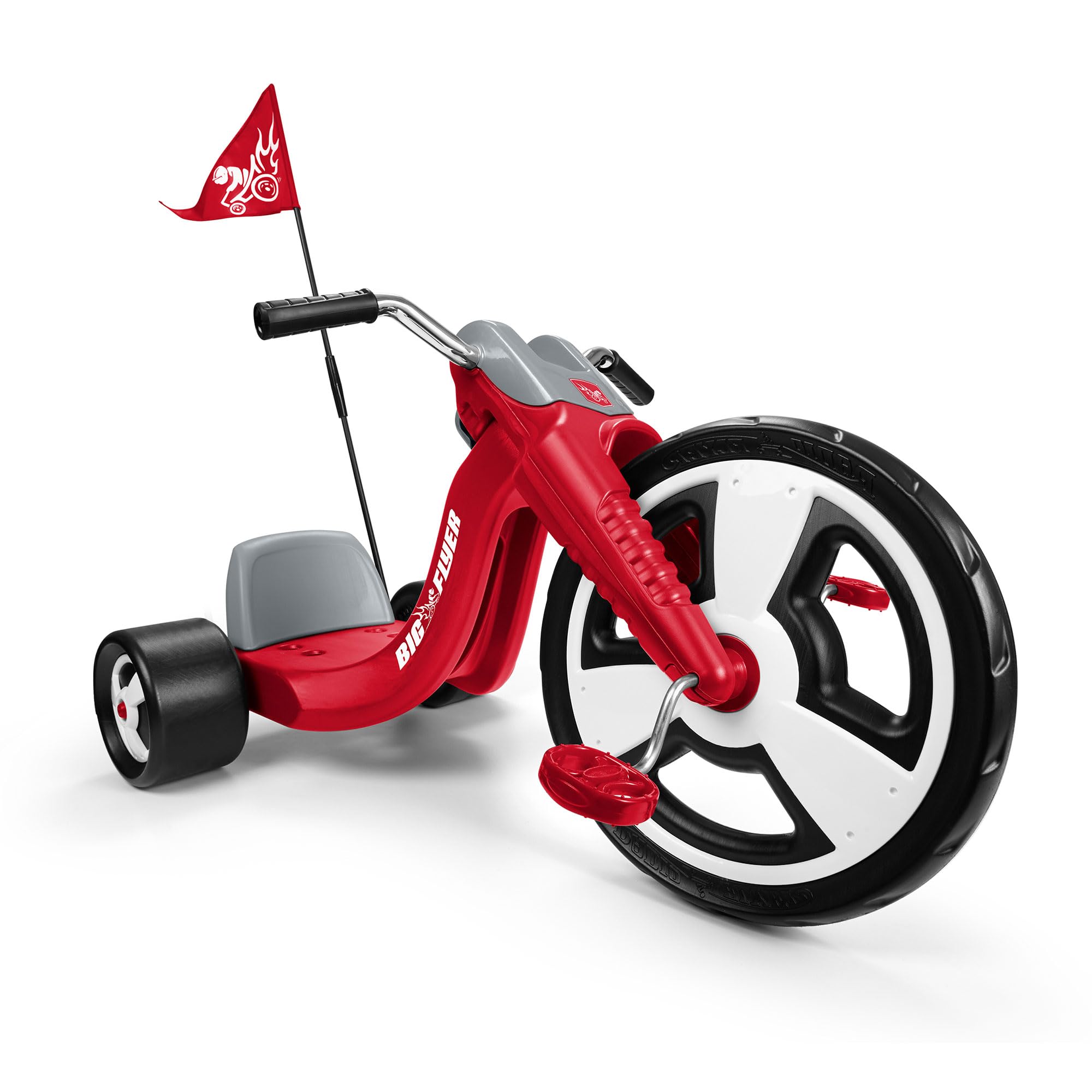 Radio Flyer Big Flyer Sport, for Kids 3-7, Tricycle for Kids | Chopper-Style Tri
