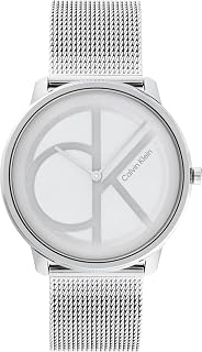 Calvin Klein Analogue Quartz Watch for Men and Women ICONIC Collection Available with Either a Link Stainless Steel Bracelet or a Mesh One