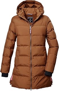 killtec Kow 359 Grls Qltd Prk Padded Parka with Hood Girls