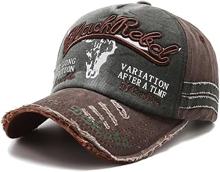 Levone Cap, Women's, Men's, Hat, Baseball, Vintage, Distressed Treatment, Embroidered Logo, Adjustable Size, Low Cap, Used Style, Washed, American Casual, Street, Unisex, Father's Day