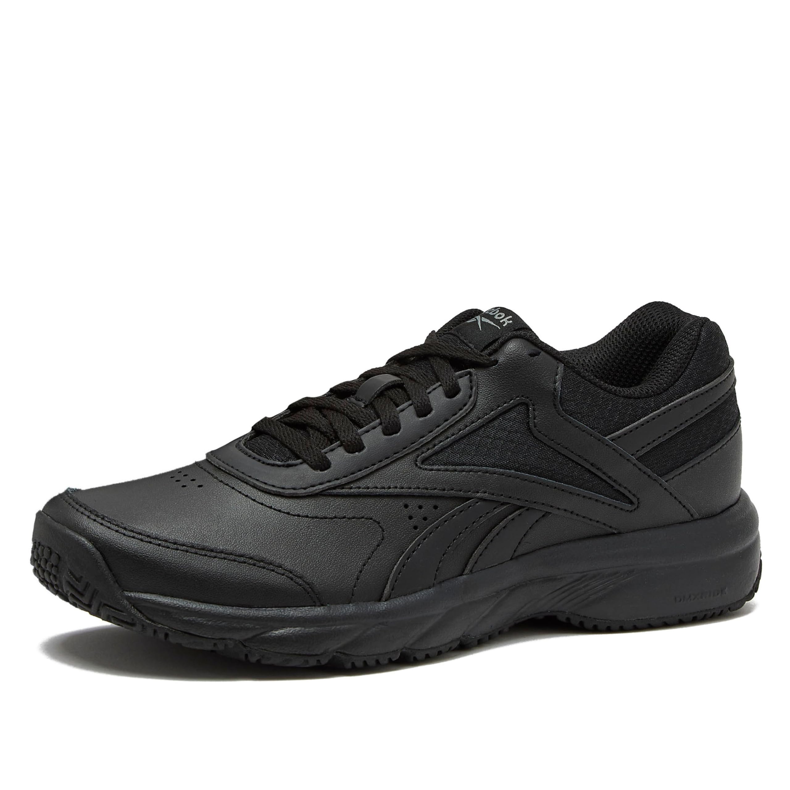 Reebok Work N Cushion 4.0 Black Leather Sneakers