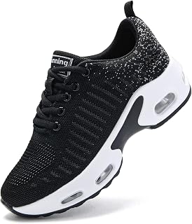 Myztra Women's Running Shoes and Walking Shoes Cushioning Air Cushion Lightweight Breathable Non-Slip Comfortable for Fitness Gym Jogging Daily