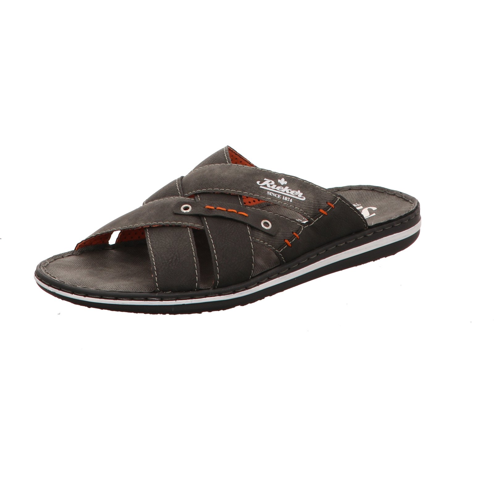 Rieker 25199-43 Men's Mules Synthetic Grey