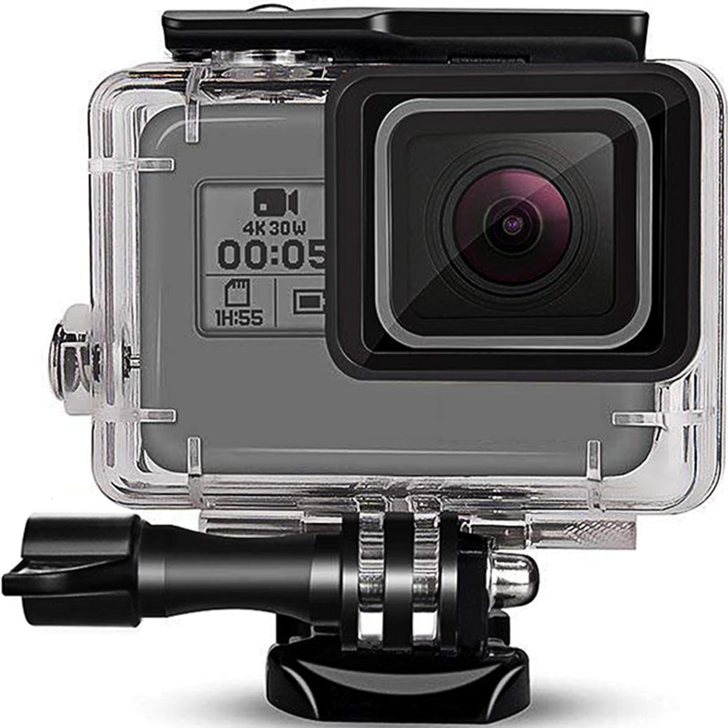 FitStill Waterproof Housing for Go Pro Hero 7/6/5/2018 Black | 60M/196FT Underwa