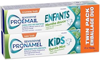 Pronamel Children's Anti-Cavity Fluoride Toothpaste to Protect and Strengthen Tooth Enamel, Mild Mint flavour, Twin Pack (2x75ml)
