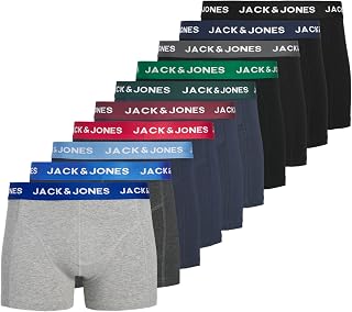 JACK & JONES Jacjimmy Solid Trunks 10 Pack Men's Boxer Shorts (Pack of 10)
