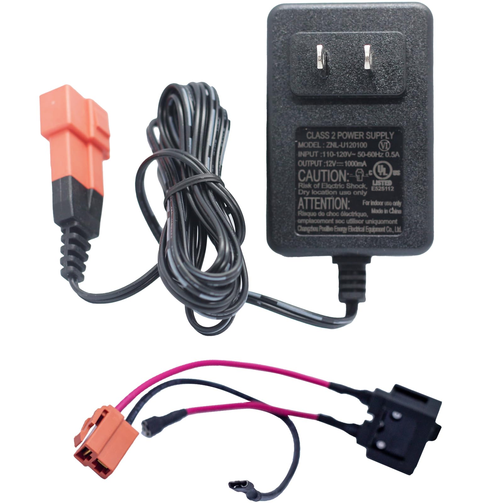 12 Volt Battery Charger for Ride On Toys and Battery Wire 12V Kids Ride On Car C