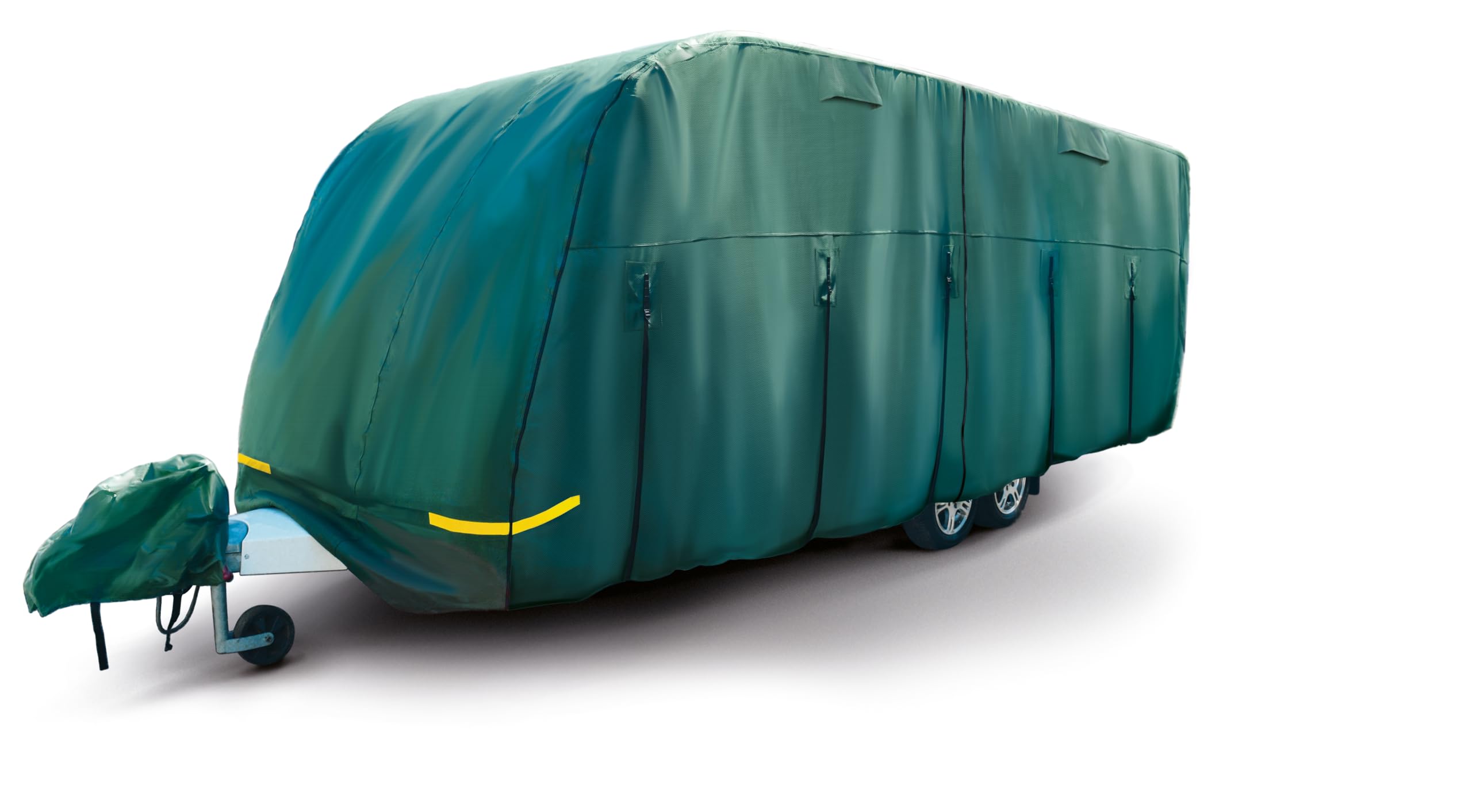 Maypole Green Caravan Cover 6.2-6.8M or 21 to 23Ft | 4-Ply Breathable Water Resi