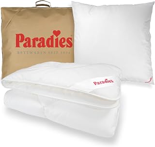 PARADIES Duvet 135 x 200 cm Set with Pillow 80 x 80 cm – Prima All-Season