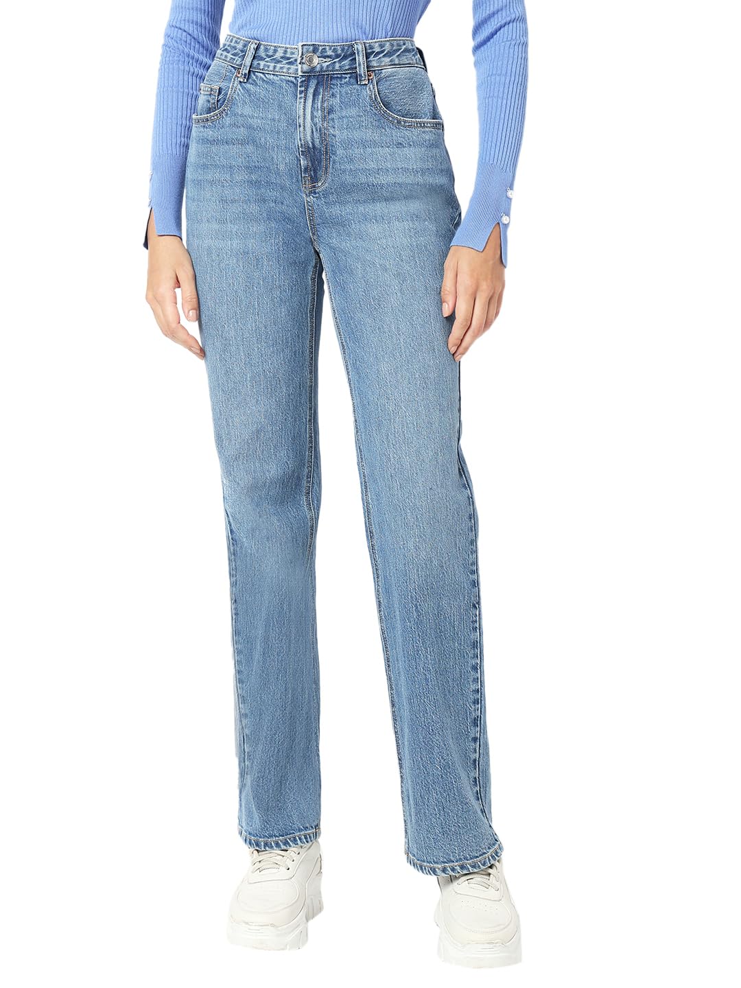 VERO MODA Vmtessa HR Straight Jeans Li3114 Ga Noos – Women's Straight Jeans