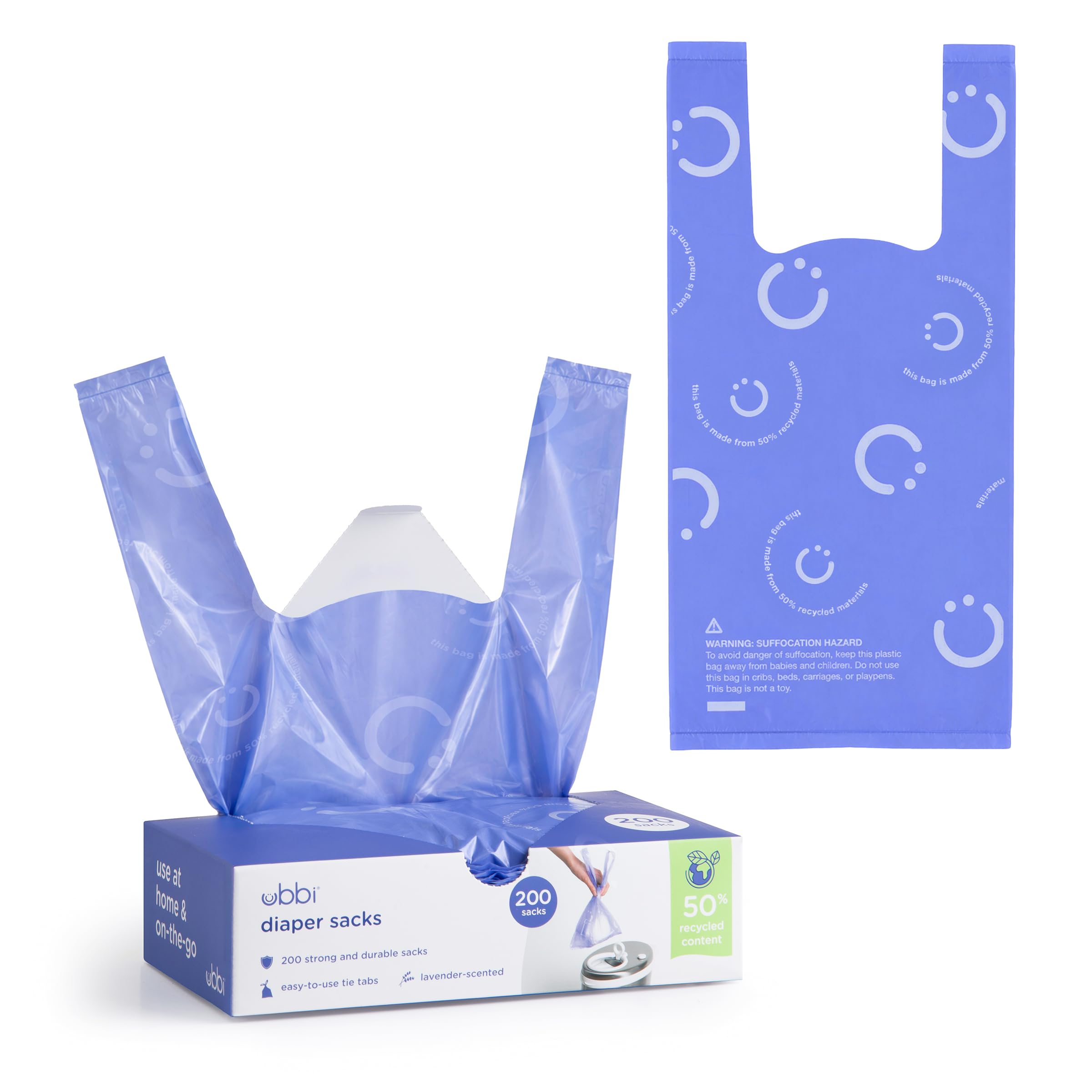 Ubbi Diaper Sacks, 200 ct