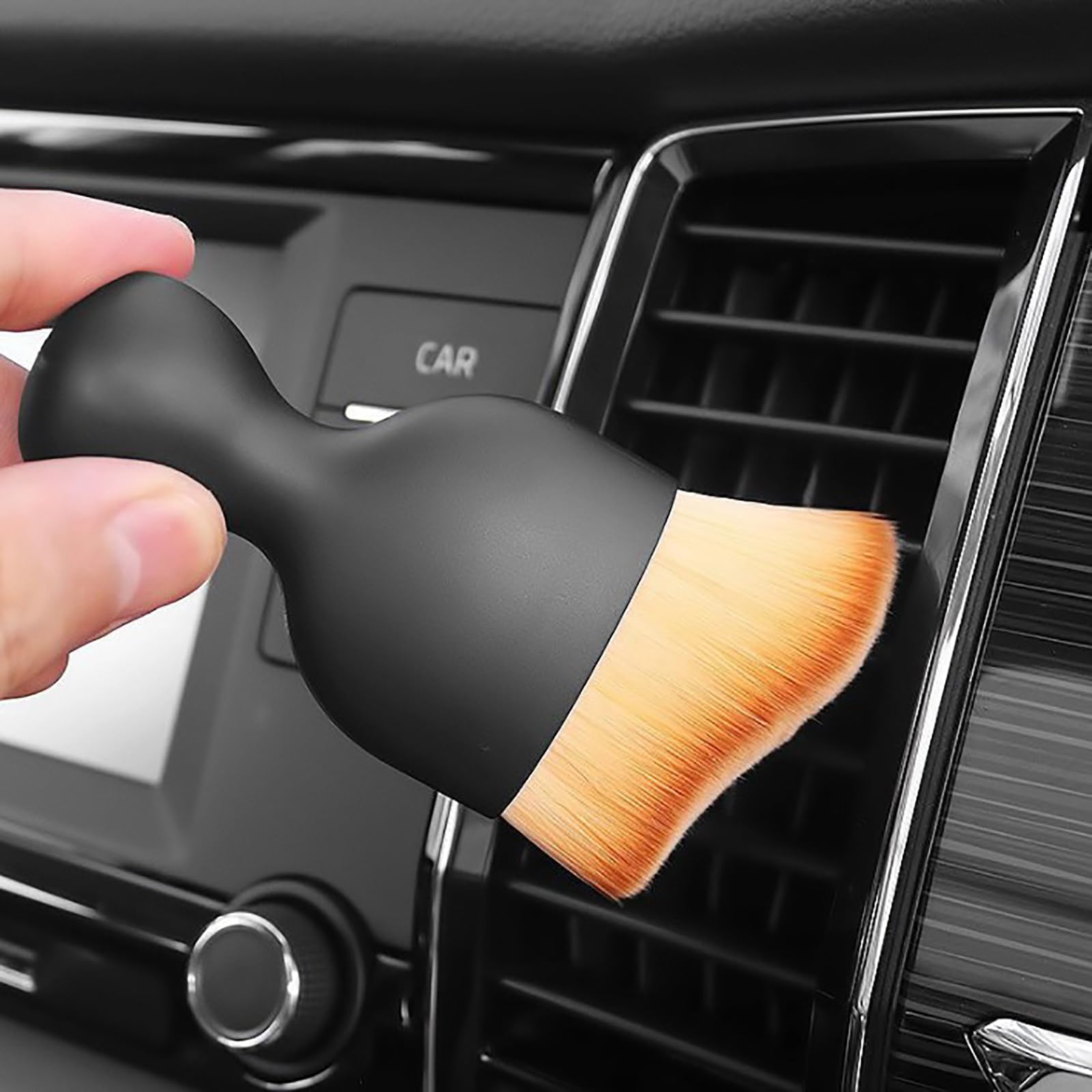 1 x Car Interior Air Conditioner Cleaning Tool Air Intake Brush Artifact Brush C