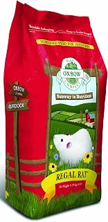 Oxbow Essentials Rat Food, Pet Food for Adult Rats, All-Natural Vitamin & Mineral Rich Formula, Veterinarian Recommended, Oxbow, Rodent Pellets, Made in USA, No Artificials, 3 lb. Bag