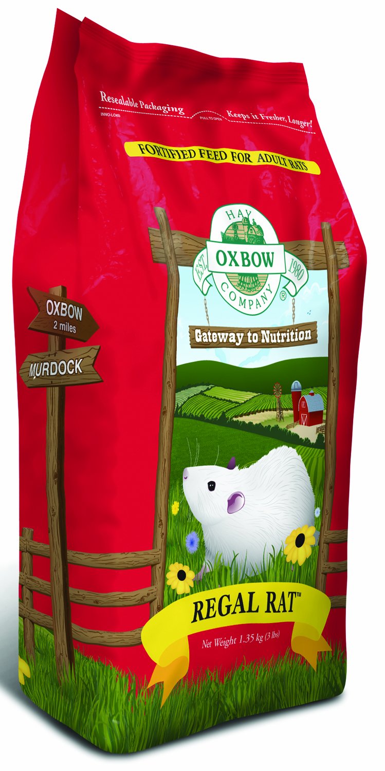 Oxbow Essentials Rat Food, Pet Food for Adult Rats, All-Natural Vitamin & Minera