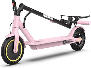 WERHY Electric Scooter, 350W/500W Powerful Motor & 8.5''/10'' Tire | Longe Range Up to 16/21/28Miles, Folding &Dual Braking