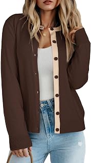 Dokotoo Women's Wool Blend Lightweight Cardigan Sweaters for Women 2026