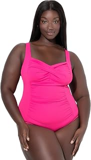 Ulla Popken Women's One Piece Swimsuit