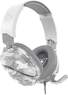 Turtle Beach Recon 70 Camo White Wired Multiplatform Gaming Headset for PS5, PS4, Xbox Series X or S, Xbox One and Mobile with 3.5mm Wired Connection, Flip-to-Mute Mic, 40mm Speakers