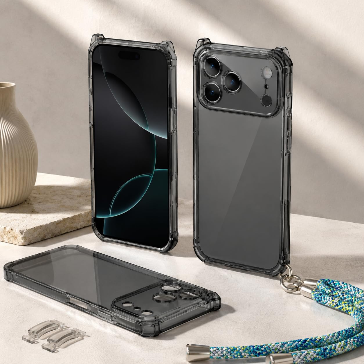 XDcase Candy DIY Detachable Phone Case with Lanyard Hole Shockproof for iPhone 1