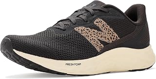 New Balance Women's Fresh Foam Arishi v4 Running Shoe, Black Cement/Flat Taupe/Angora, 8 UK