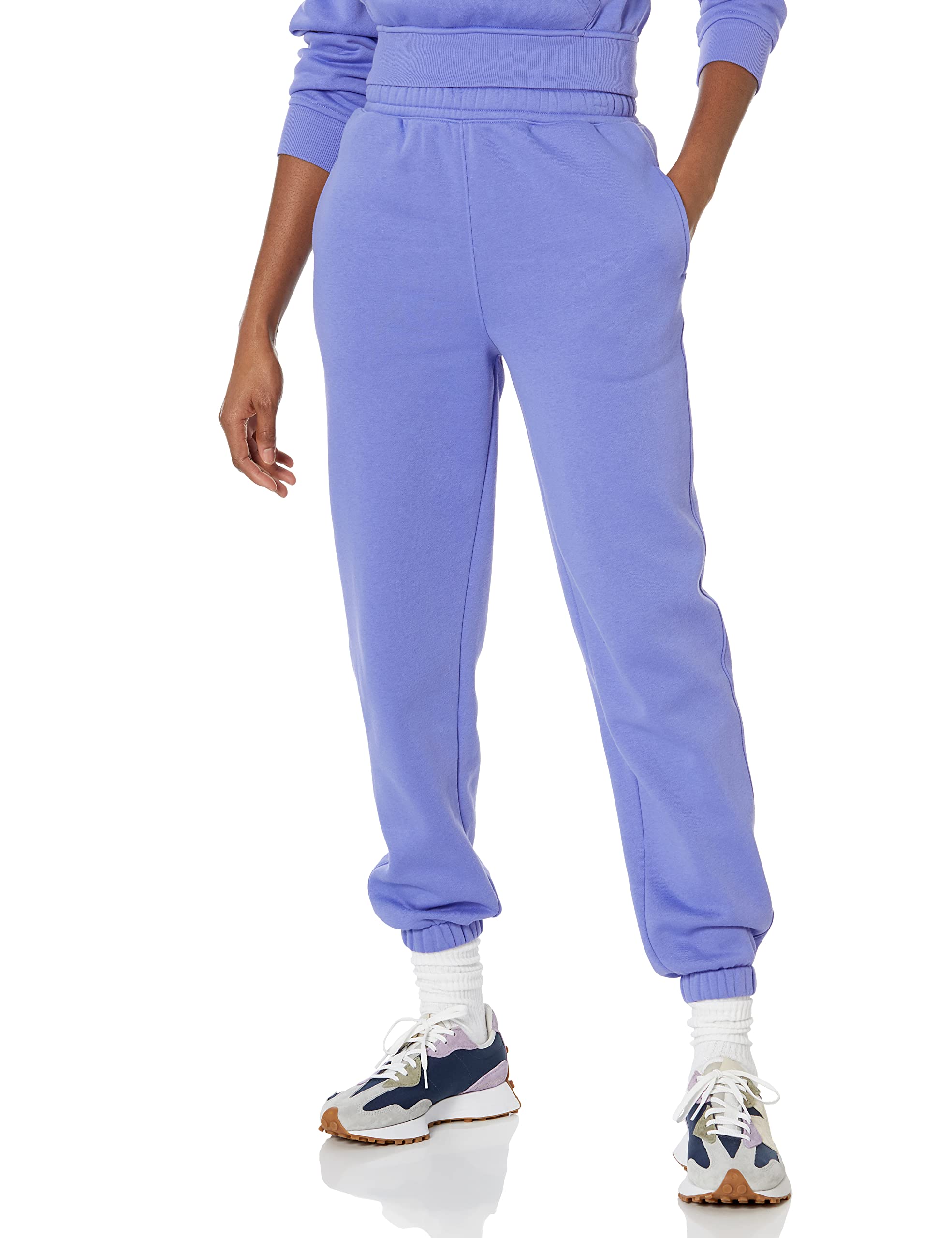 Amazon Essentials Women's Relaxed High Waist Jogging Bottoms (Plus Size Availabl