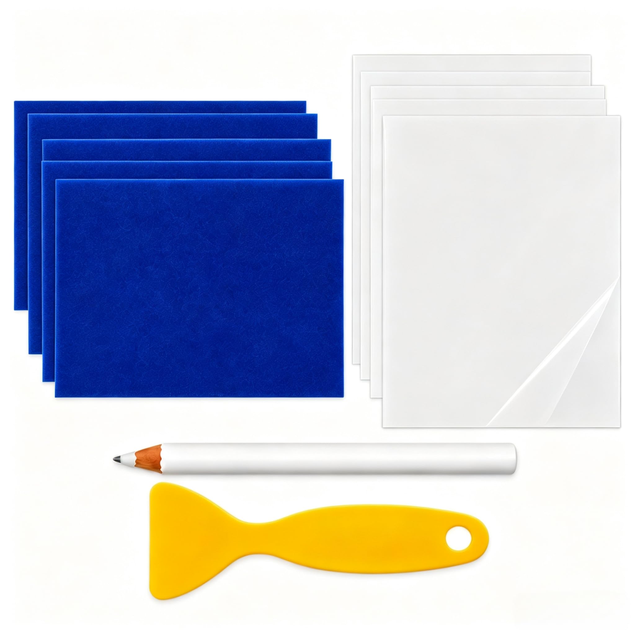 FLOCKDIY Rhinestone Flock Hotfix Template Material, 10PCS, 12'' x 8'' | Rhinesto