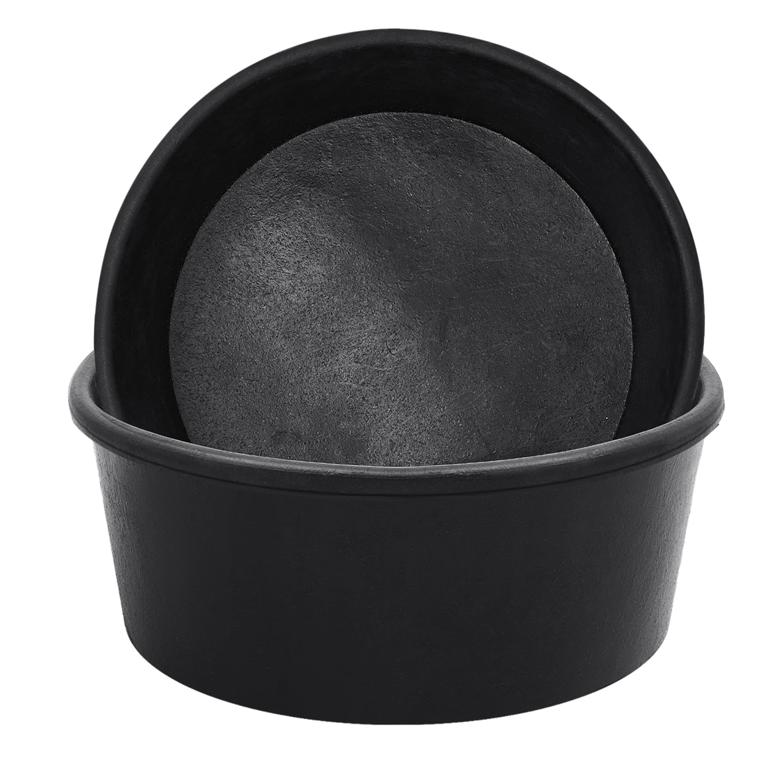 Sadnyy 2 Pcs 4 Quart/ 1 Gallon Rubber Feeder Pan Horse Feed Bucket | Utility Hor