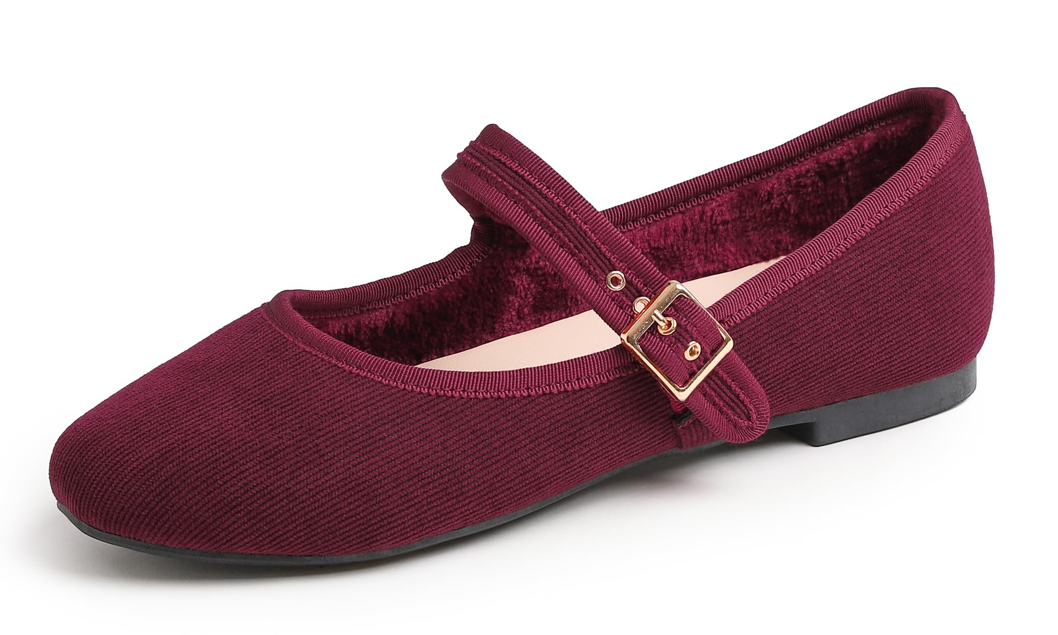 Feversole Women's Soft Cushion Extra Padded Mary Jane Classic Flat Shoes for Wom