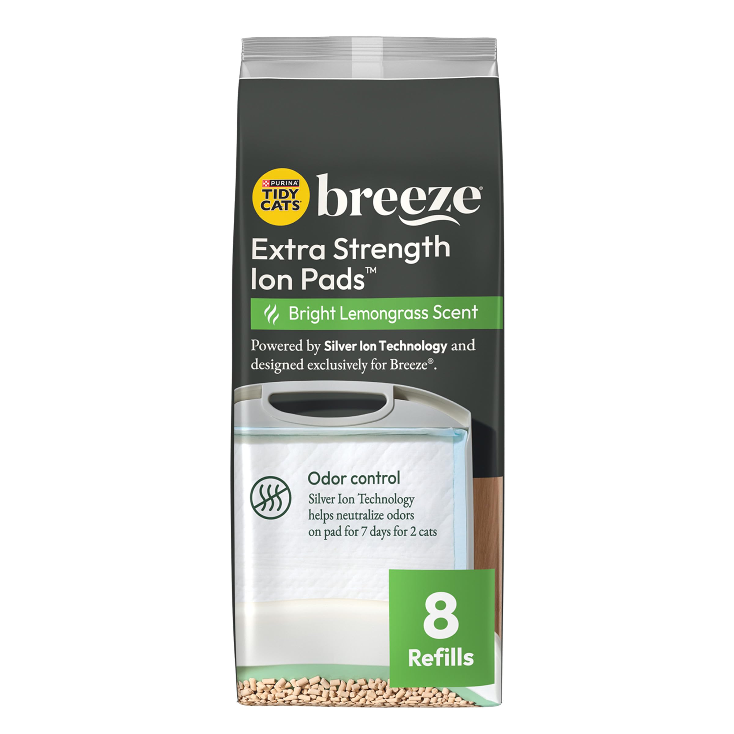 Purina Tidy Cats Cat Litter Breeze Pads Refill Pack Multi Cat Litter Pads - 8 ct