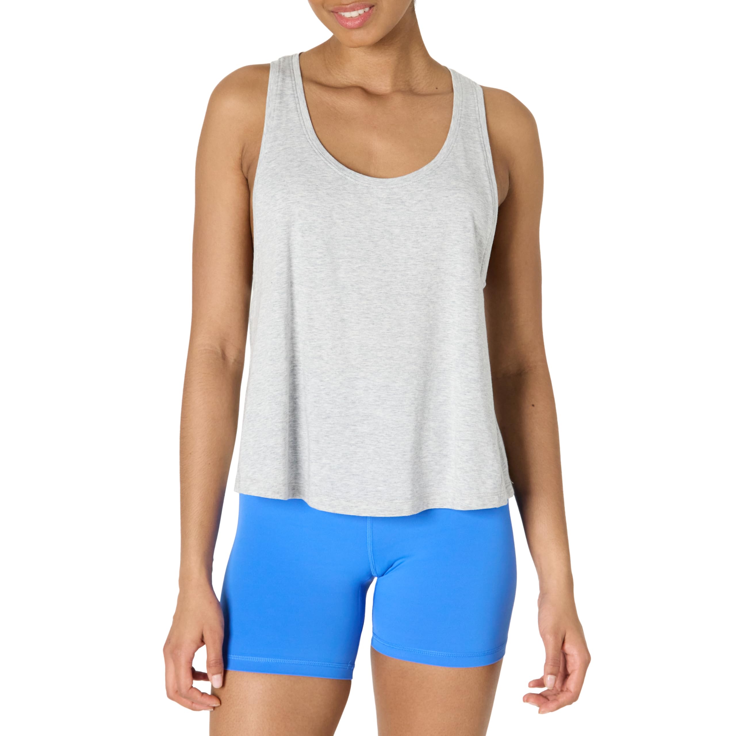 Amazon Essentials Womens Active Soft Cotton Racerback Relaxed Fit Yoga Workout T