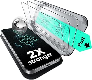 ESR 3 Pack for iPhone 16 Pro Screen Protector, Classic