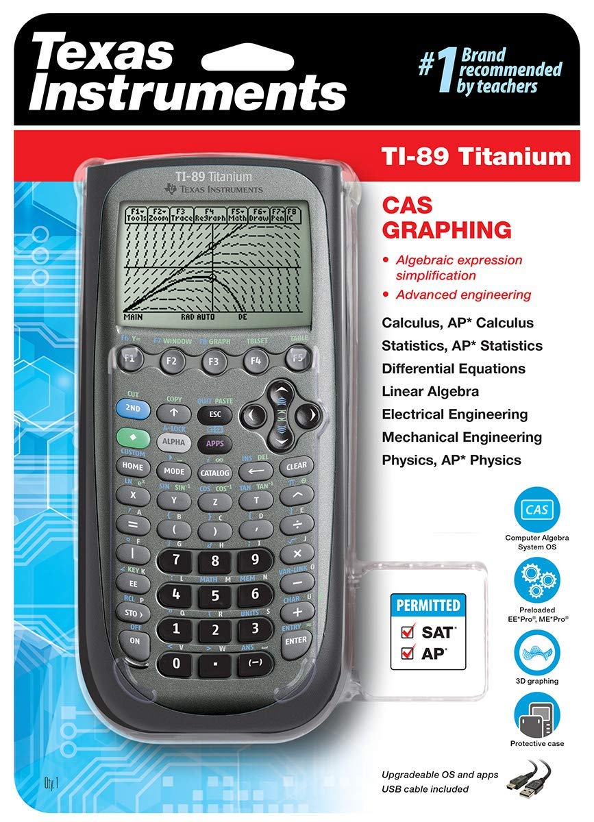 Texas Instruments TI-89 Titanium Graphing Calculator (packaging may differ) (Ren