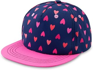 BAVST Kids Boy Girl Baseball Cap Baby Sun Hat Adjustable Toddler Trucker Hats with Flat Brim for Summer Outdoor