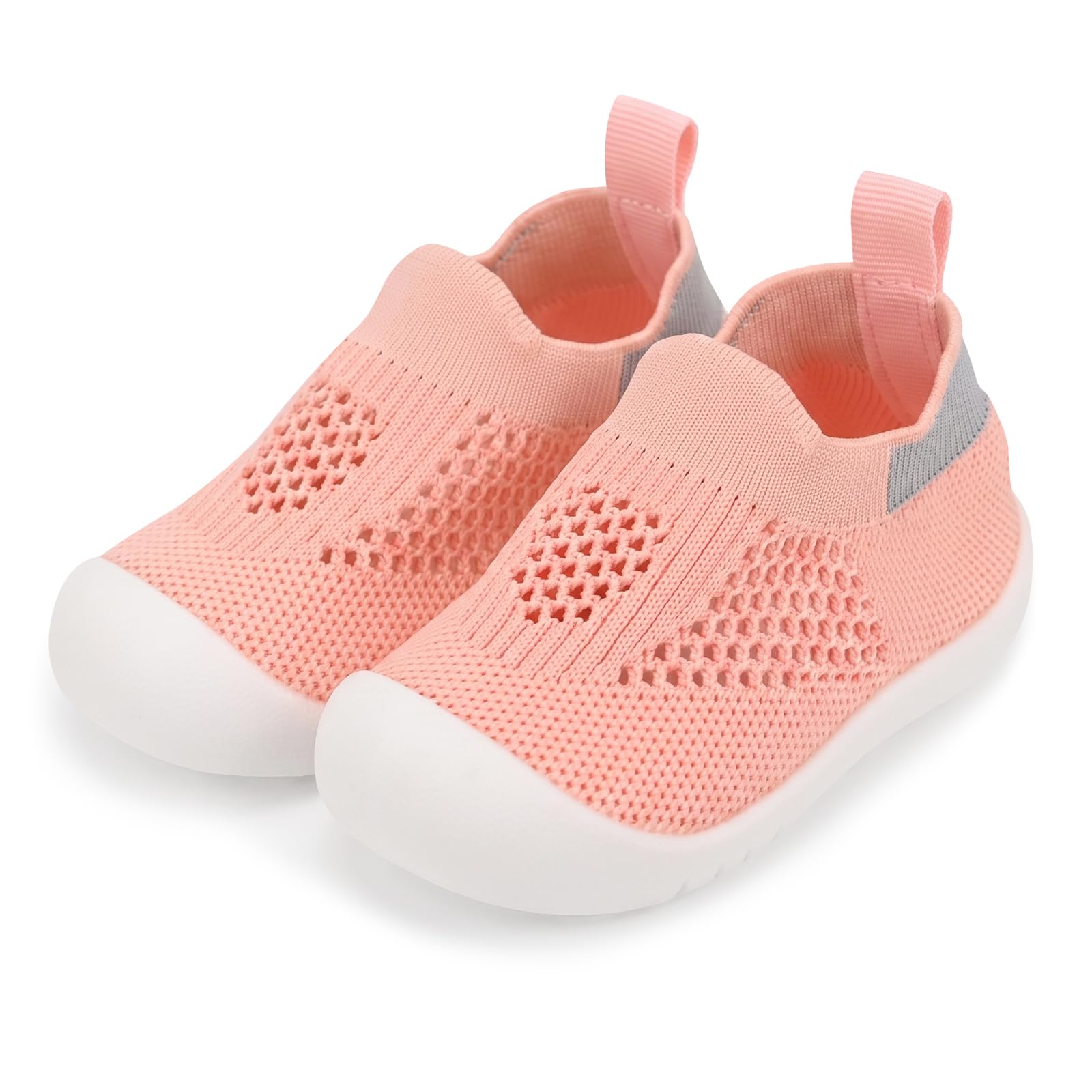 Wareet Baby First Walking Shoes Boys Girls Non-Slip Shoes Mesh Breathable Lightw