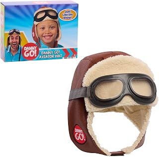 Danny Go! Aviator Hat - Play Dress-Up Hat Inspired Show | Preschool Kids, Dress-Up, Pretend Play, Holiday Stocking Stuffers, Gifts, Presents