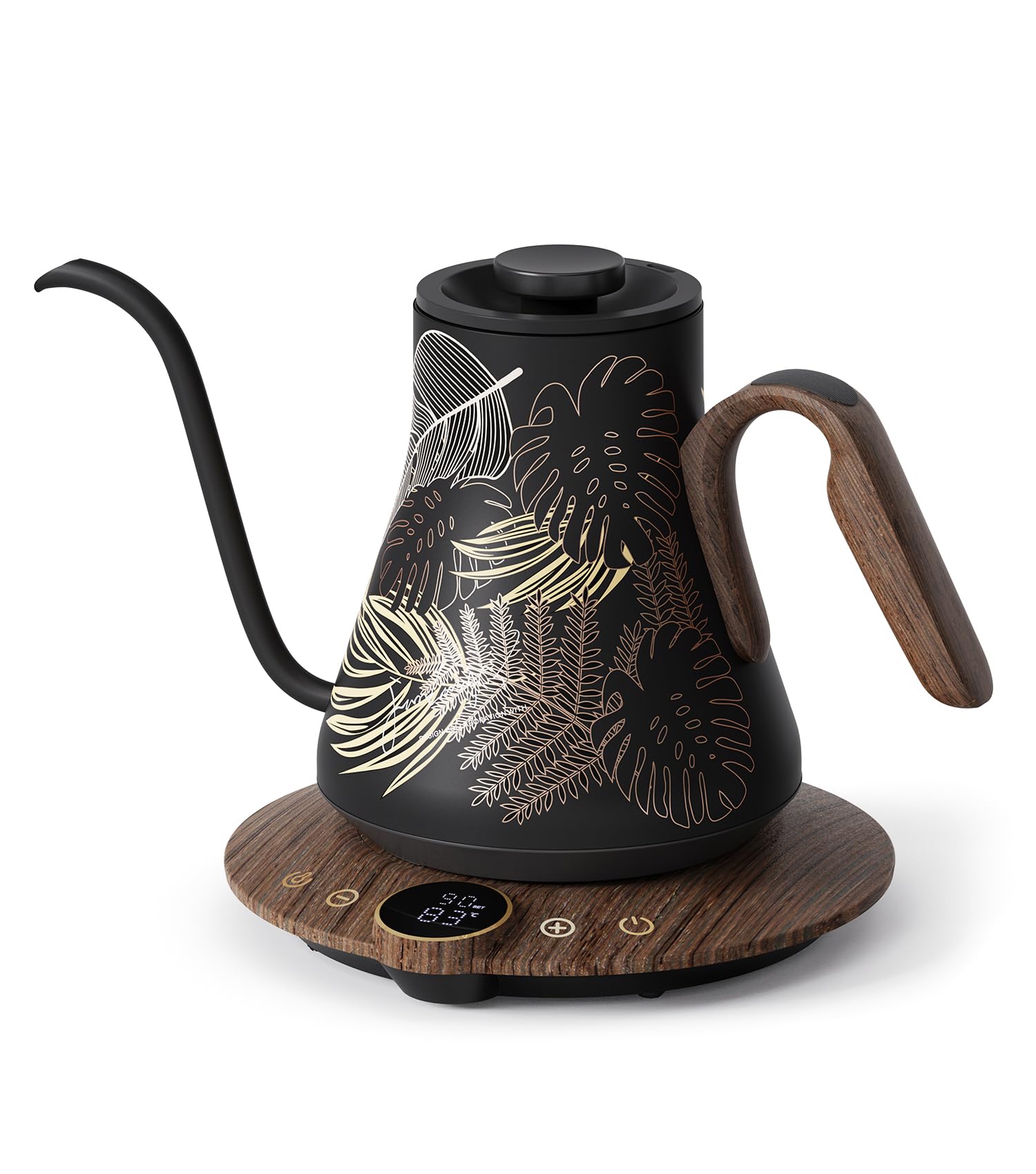 Epeos Electric Kettle, Coffee, Fine Mouth Drip, Temperature Adjustment, 3.2 fl o