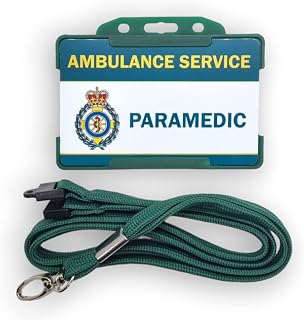 Paramedic Roleplay Children's Novelty ID Card & Lanyard - Paramedic Role play - Ambulance Service - Medical Pretend Play - Imaginary Play