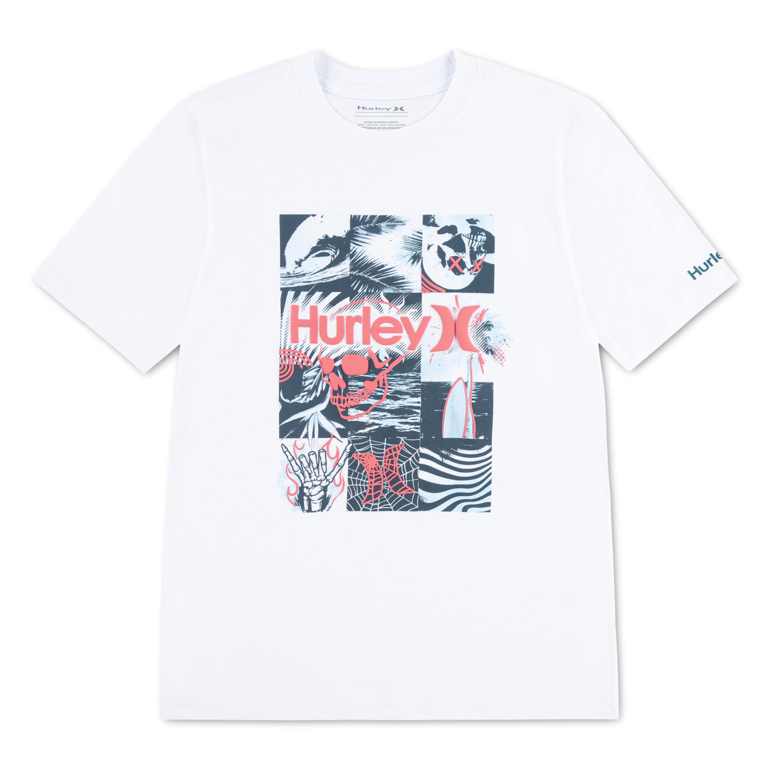 Hurley 89075 Graphic T-Shirt Short Sleeve Children and Boys
