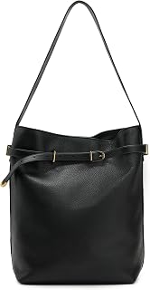 Madewell Belted Essentials Bucket Tote, True Black