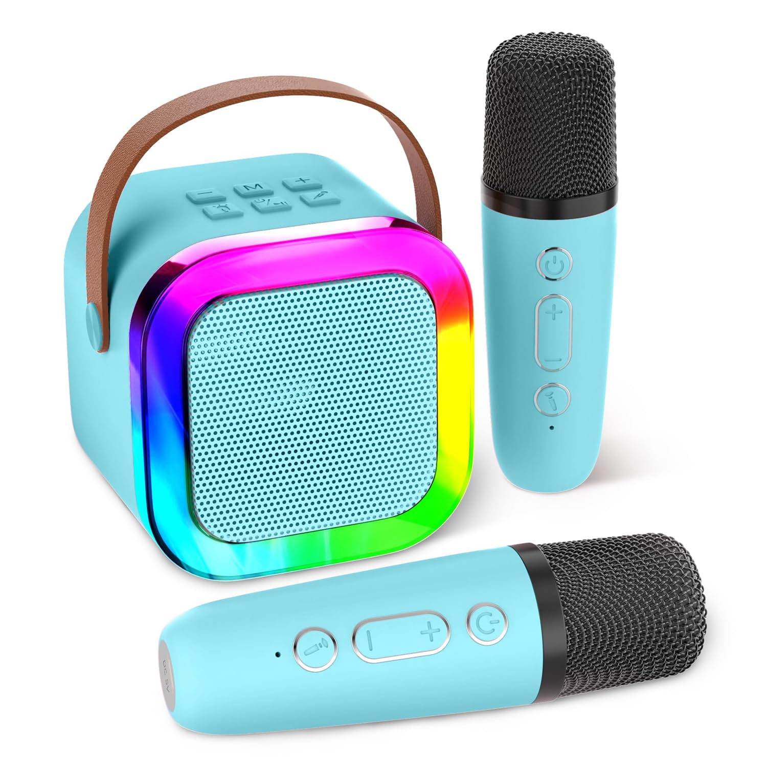 Karaoke Machine with Wireless Microphone Portable for Adults & BT Karaoke Speake