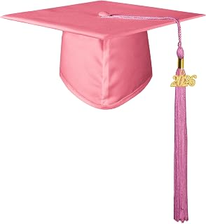 GraduationMall Unisex Adult Matte Graduation Cap with 2026 Tassel One Size