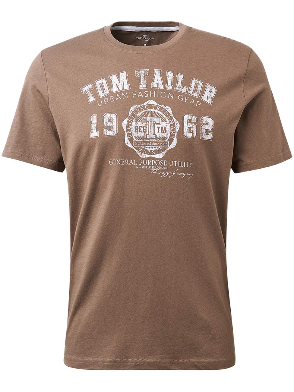 TOM TAILOR Men's T-Shirt With Logo Print