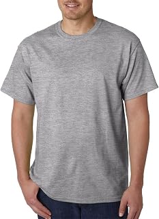 Gildan G5000 100% Cotton Short-Sleeve Tee - Sport Grey - M