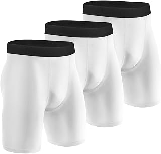 Niksa 3 Pieces Running Tights Men Short Shorts Basic Compression Men Shorts Workout with Cell Phone Pocket Quick Dry Breathable Shorts