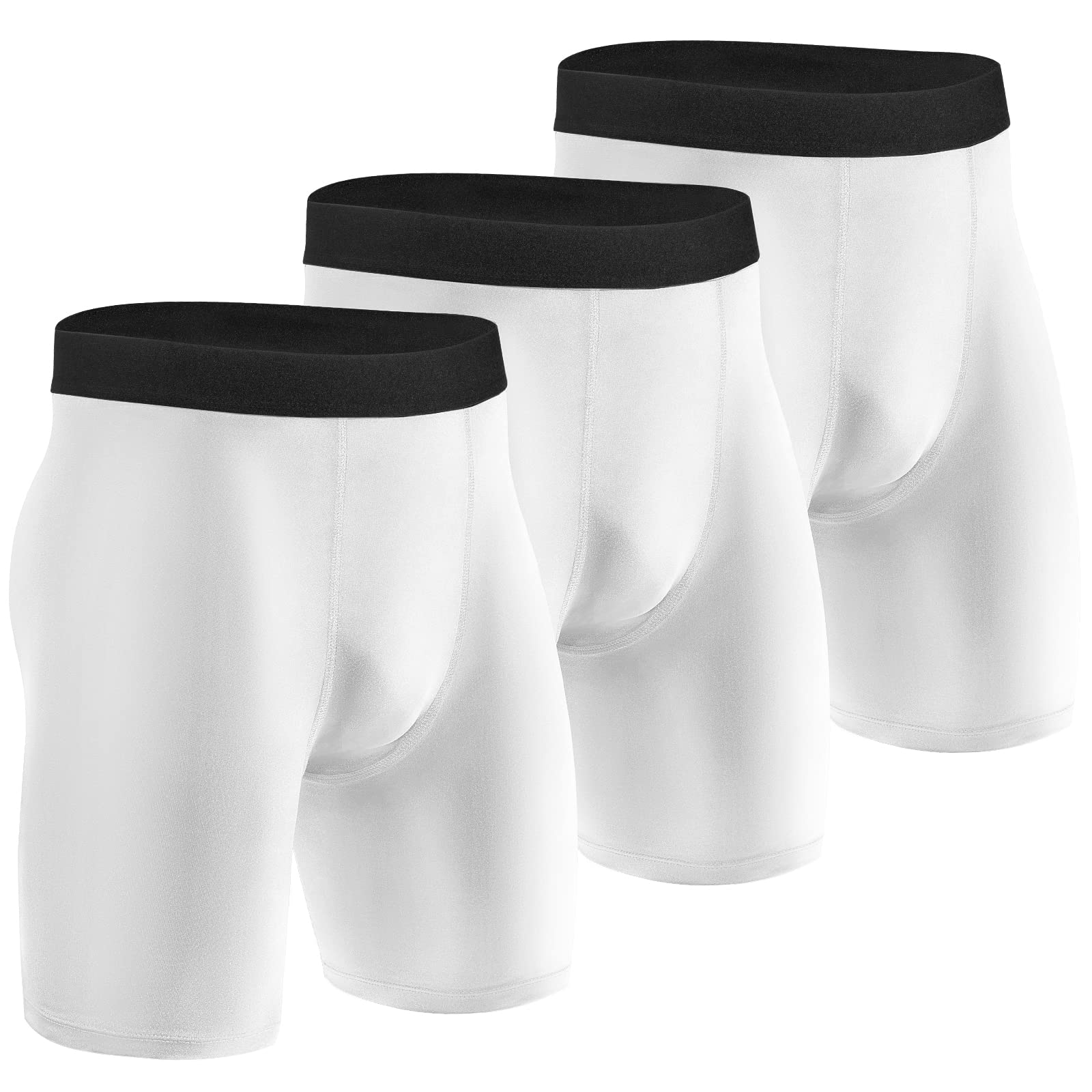 Niksa 3 Pieces Running Tights Men Short Shorts Basic Compression Men Shorts Work